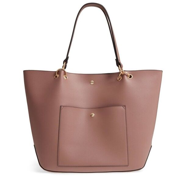 Sole Society Fronto Faux Leather Tote - Picture 1 of 8